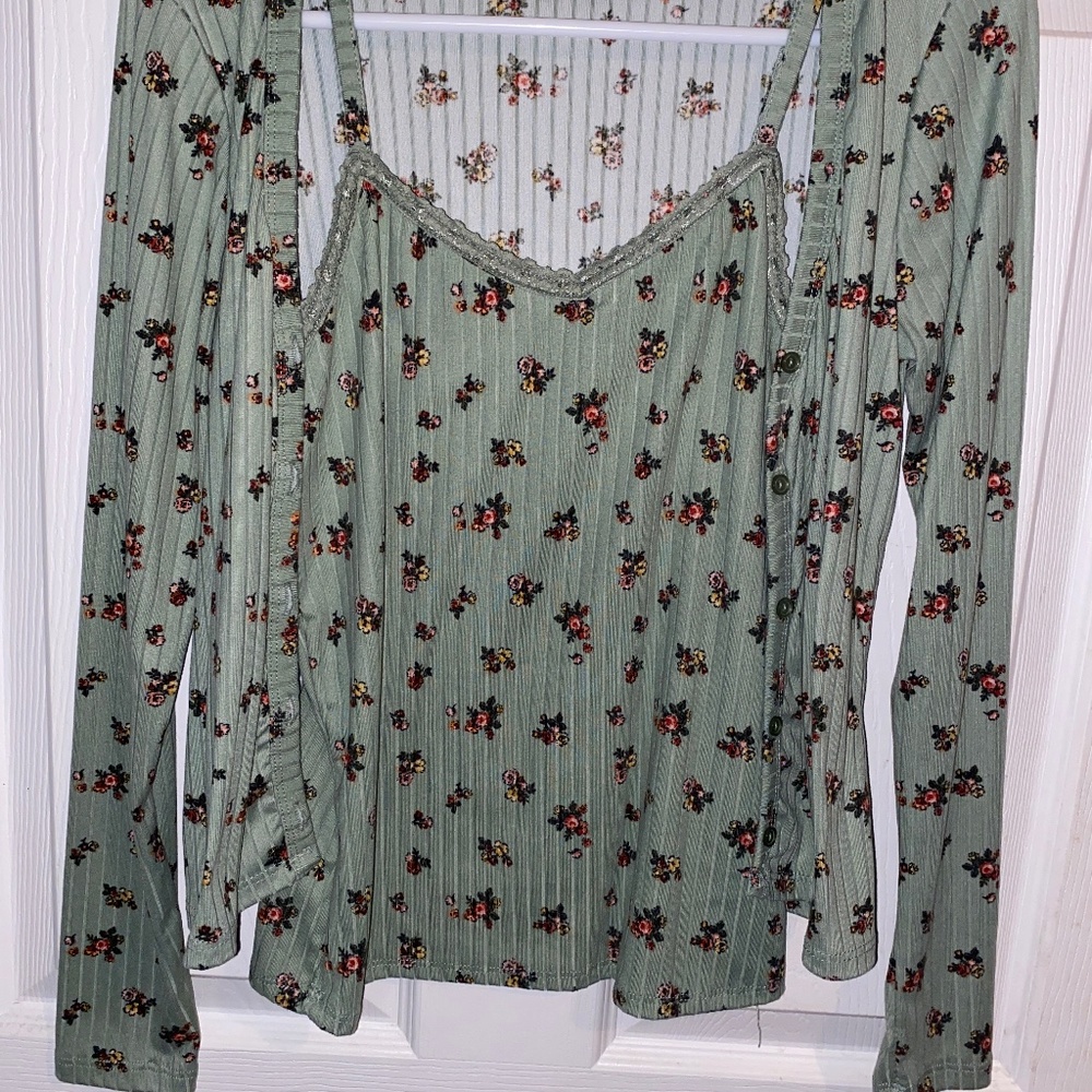 Tank Top w/ Cardigan